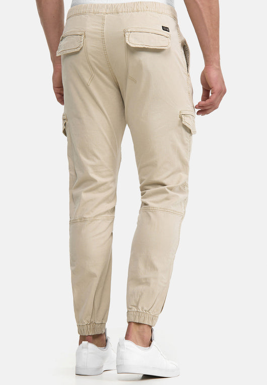 Indicode Men's Levy Cotton 6 Pocket Cargo Trousers