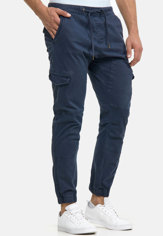 Indicode Men's Levy Cotton 6 Pocket Cargo Trousers