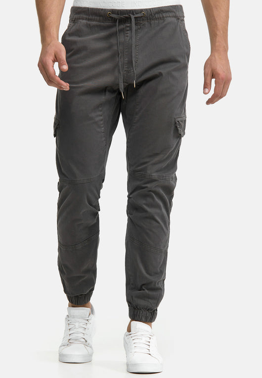 Indicode Men's Levy Cotton 6 Pocket Cargo Trousers