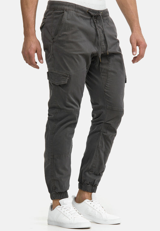 Indicode Men's Levy Cotton 6 Pocket Cargo Trousers