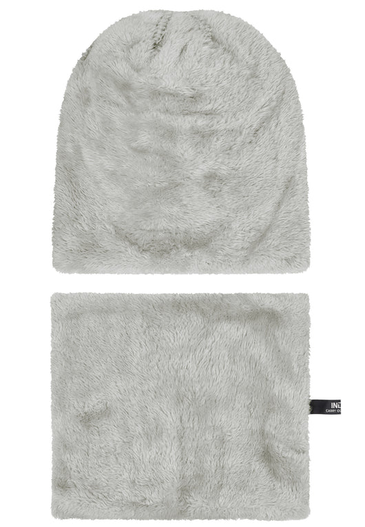 Indicode Men's Siracusa Winter Set Hat & Scarf with Fleece Lining (Teddyfleece)