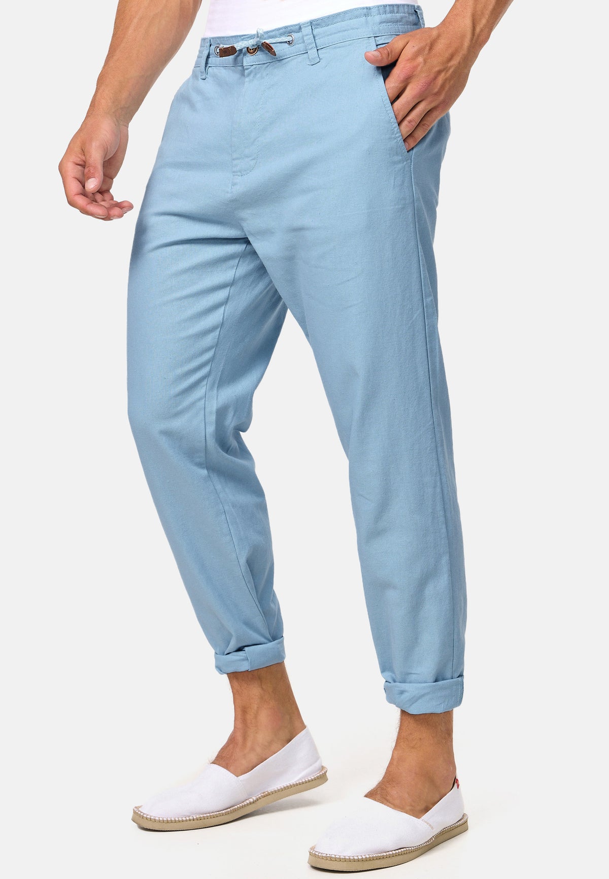 Pantalon en lin Veneto