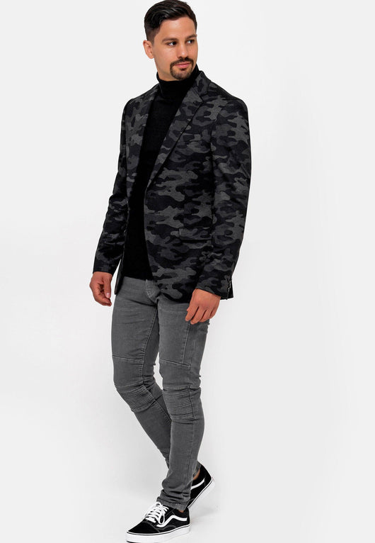 Jeff Herren Oscar Blazer mit Viskose & Elasthan Anteil - INDICODE