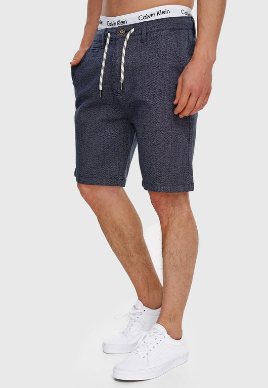 Indicode Men's Stephenson chino shorts with 5 pockets made of 98% cotton