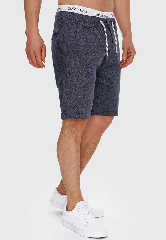 Indicode Men's Stephenson chino shorts with 5 pockets made of 98% cotton