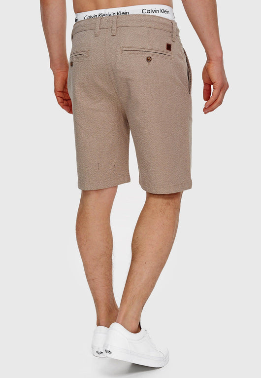 Indicode Men's Stephenson chino shorts with 5 pockets made of 98% cotton