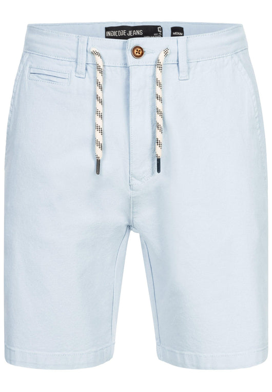 Indicode Men's Stephenson chino shorts with 5 pockets made of 98% cotton