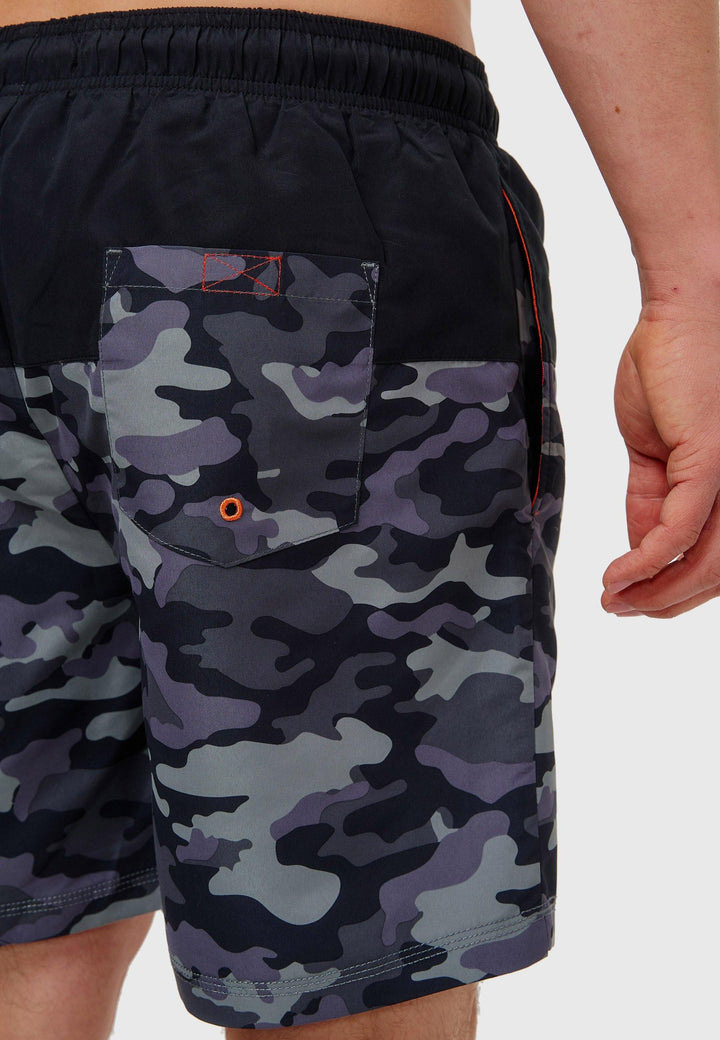 Indicode Herren Pruitt Badehose mit 3 Taschen und Tunnelzug - INDICODE