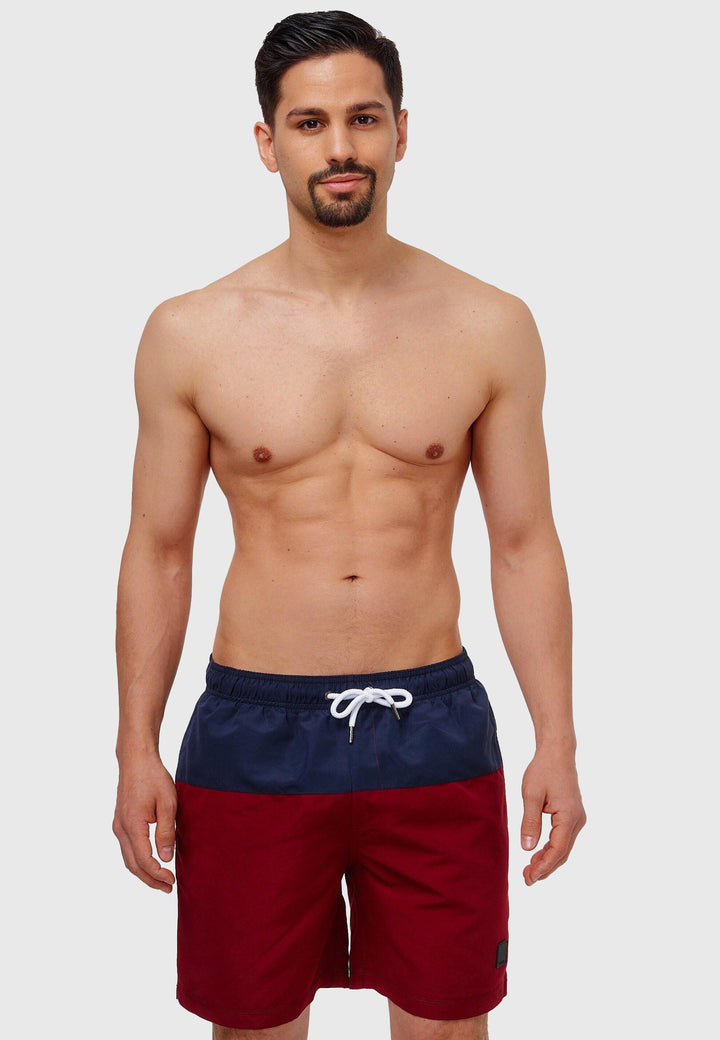 Indicode Herren Pruitt Badehose mit 3 Taschen und Tunnelzug - INDICODE