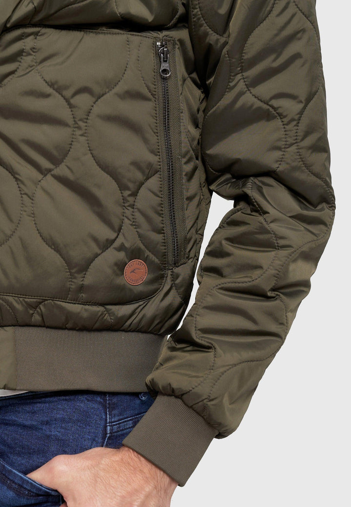 Indicode Herren Hickman Jacke mit Stehkragen & Reißverschluss - INDICODE