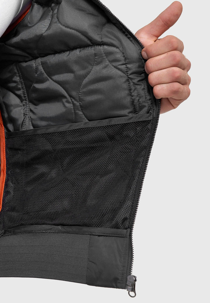 Indicode Herren Hickman Jacke mit Stehkragen & Reißverschluss - INDICODE