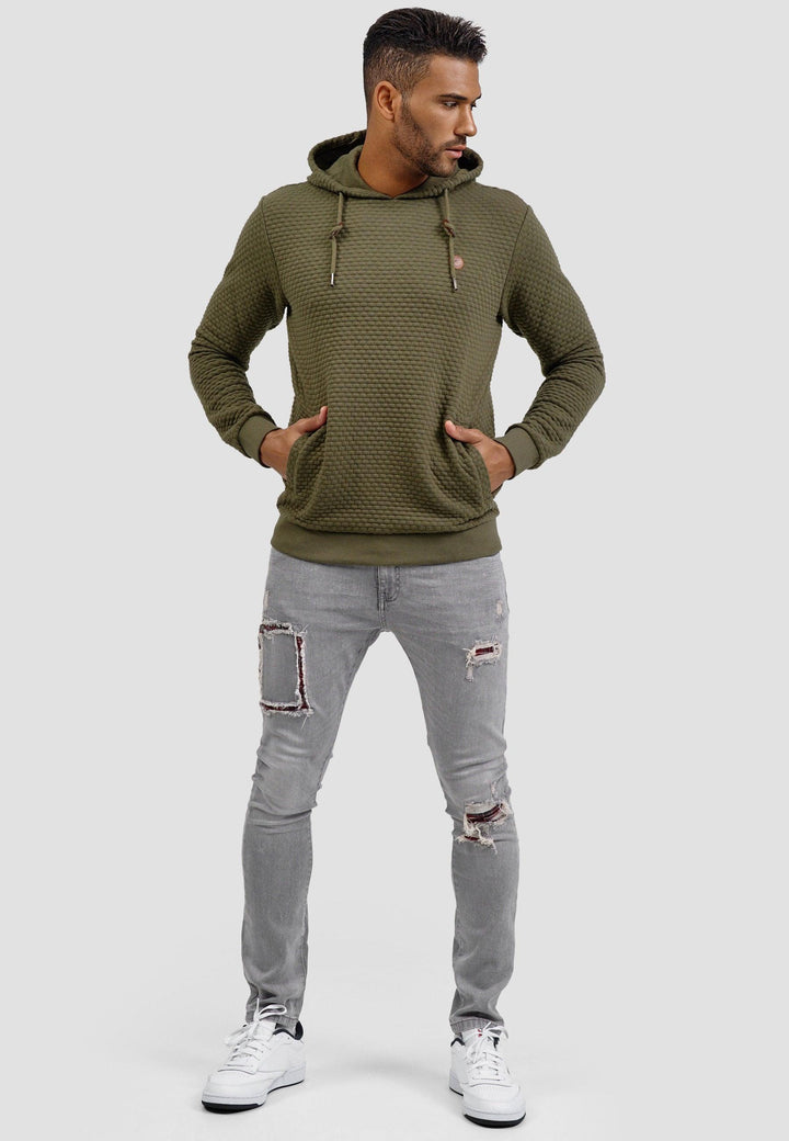 Indicode Herren York Sweatshirt mit Kapuze (Hoodie) - INDICODE