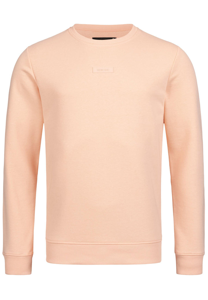 Indicode Herren Baxter Sweatshirt mit Ripp-Bündchen aus Baumwoll-Mix - INDICODE