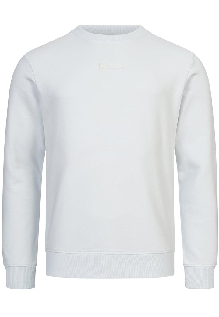 Indicode Herren Baxter Sweatshirt mit Ripp-Bündchen aus Baumwoll-Mix - INDICODE