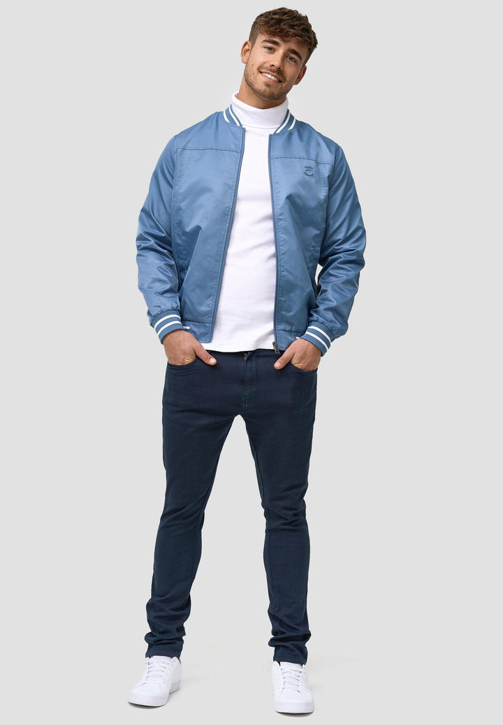 Indicode Herren Manos Jacke mit Stehkragen & Reißverschluss - INDICODE