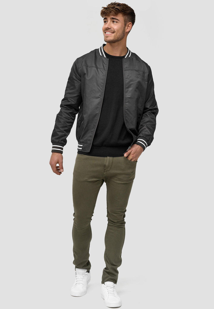 Indicode Herren Manos Jacke mit Stehkragen & Reißverschluss - INDICODE