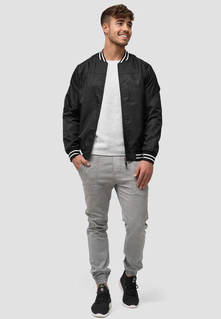 Indicode Herren Manos Jacke mit Stehkragen & Reißverschluss - INDICODE