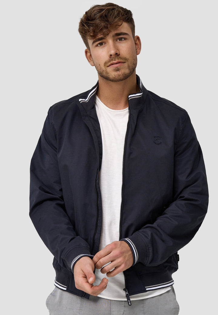 Indicode Herren Edi Jacke mit Stehkragen & Reißverschluss - INDICODE
