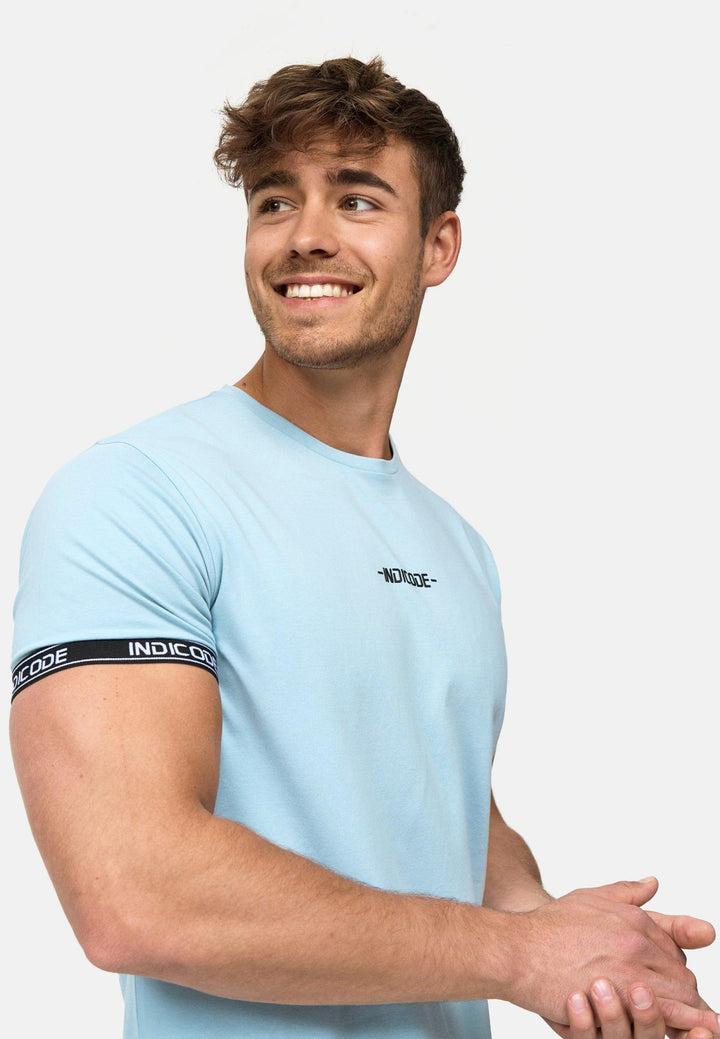 Indicode Herren Lutzy T-Shirt mit Rundhals-Ausschnitt aus 95% Baumwolle - INDICODE