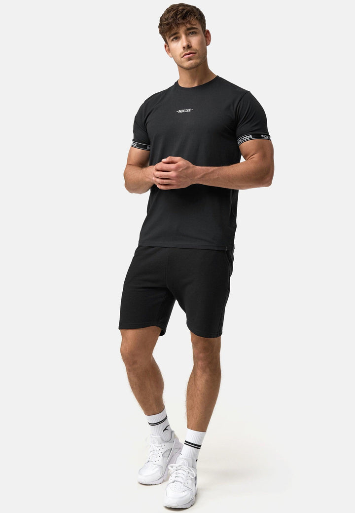 Indicode Herren Lutzy T-Shirt mit Rundhals-Ausschnitt aus 95% Baumwolle - INDICODE