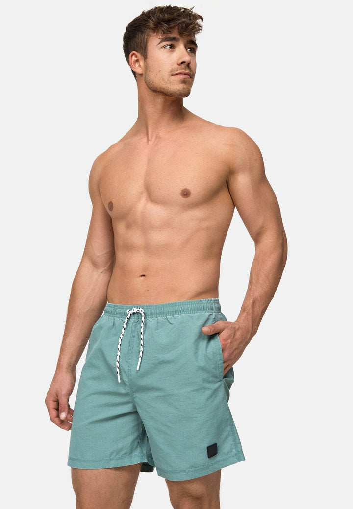 Indicode Herren Ace Badehose mit 3 Taschen und Tunnelzug - INDICODE