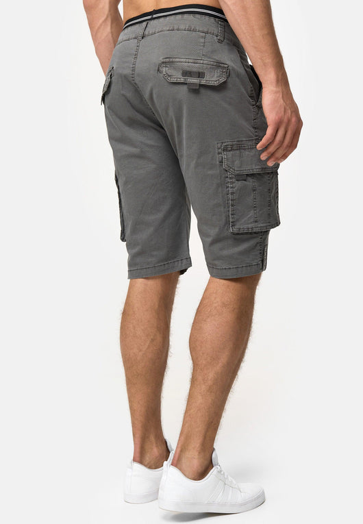 Indicode Herren Coeur Cargo Shorts mit 6 Taschen aus 98% Baumwolle