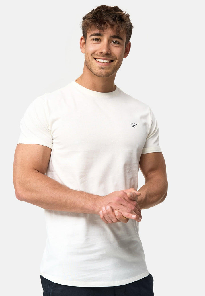 Indicode Herren Kloge T-Shirt mit Rundhals-Ausschnitt aus 100% Baumwolle - INDICODE