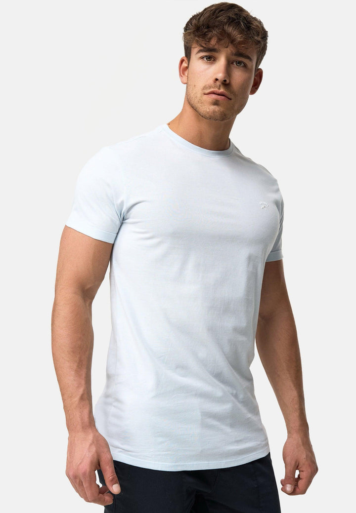 Indicode Herren Kloge T-Shirt mit Rundhals-Ausschnitt aus 100% Baumwolle - INDICODE
