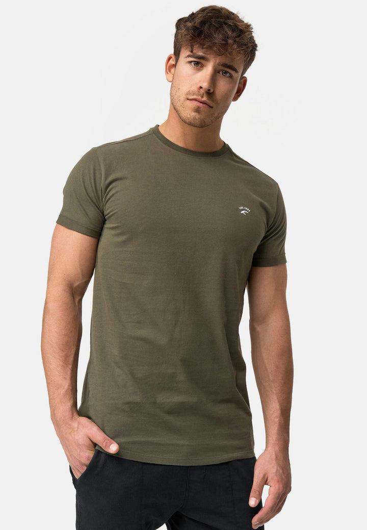 Indicode Herren Kloge T-Shirt mit Rundhals-Ausschnitt aus 100% Baumwolle - INDICODE