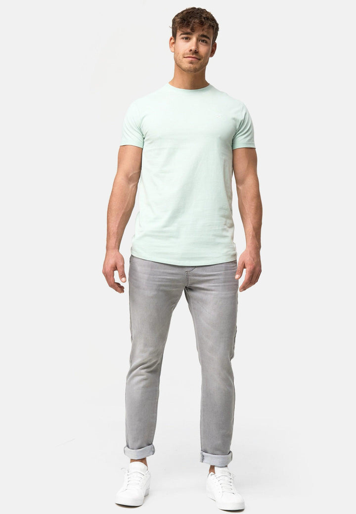Indicode Herren Kloge T-Shirt mit Rundhals-Ausschnitt aus 100% Baumwolle - INDICODE