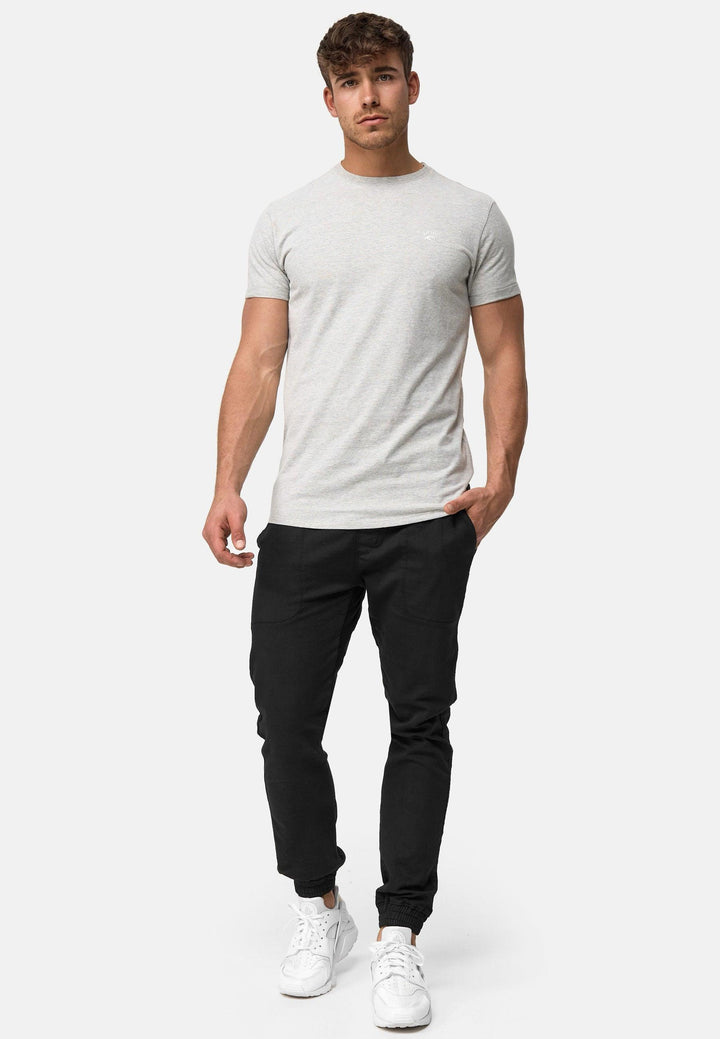 Indicode Herren Kloge T-Shirt mit Rundhals-Ausschnitt aus 100% Baumwolle - INDICODE