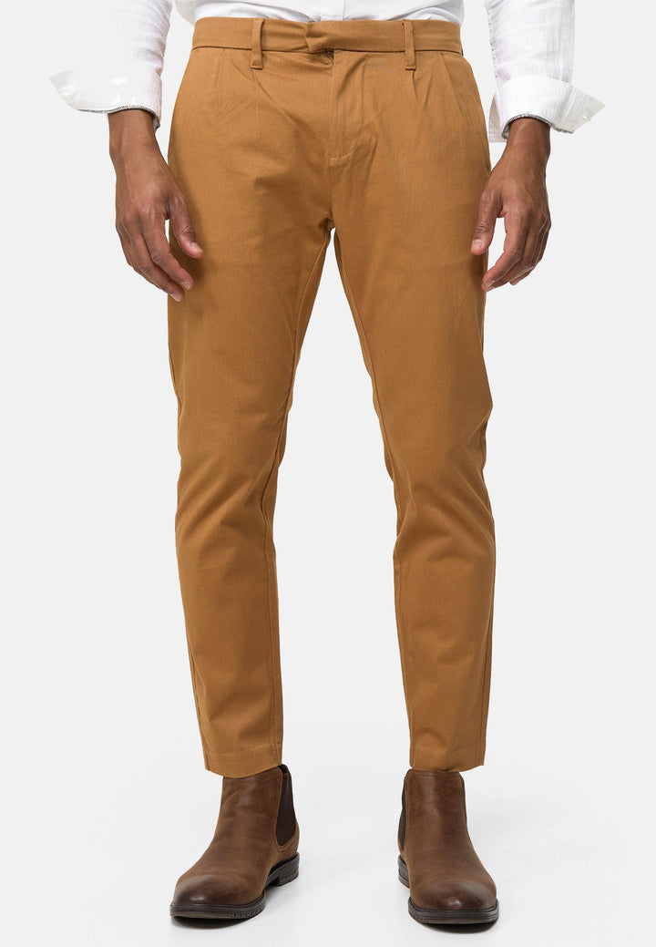 Indicode Herren Ignazo Stretch Chinohose mit 4 Taschen aus Baumwolle - INDICODE