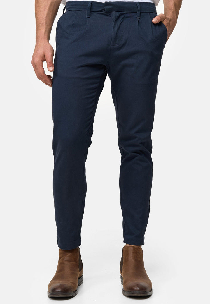 Indicode Herren Ignazo Stretch Chinohose mit 4 Taschen aus Baumwolle - INDICODE