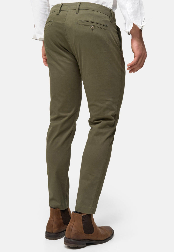 Indicode Herren Ignazo Stretch Chinohose mit 4 Taschen aus Baumwolle - INDICODE