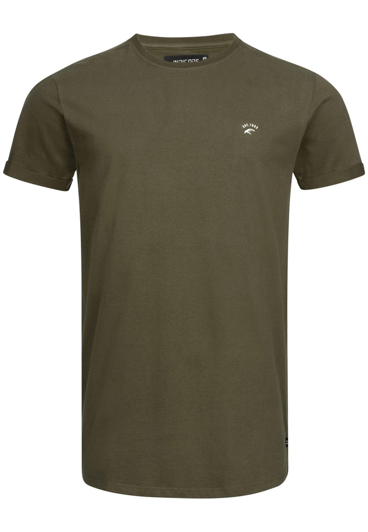 Indicode Herren Kloge T-Shirt mit Rundhals-Ausschnitt aus 100% Baumwolle - INDICODE