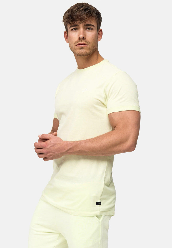 Indicode Herren Kloge T-Shirt mit Rundhals-Ausschnitt aus 100% Baumwolle - INDICODE