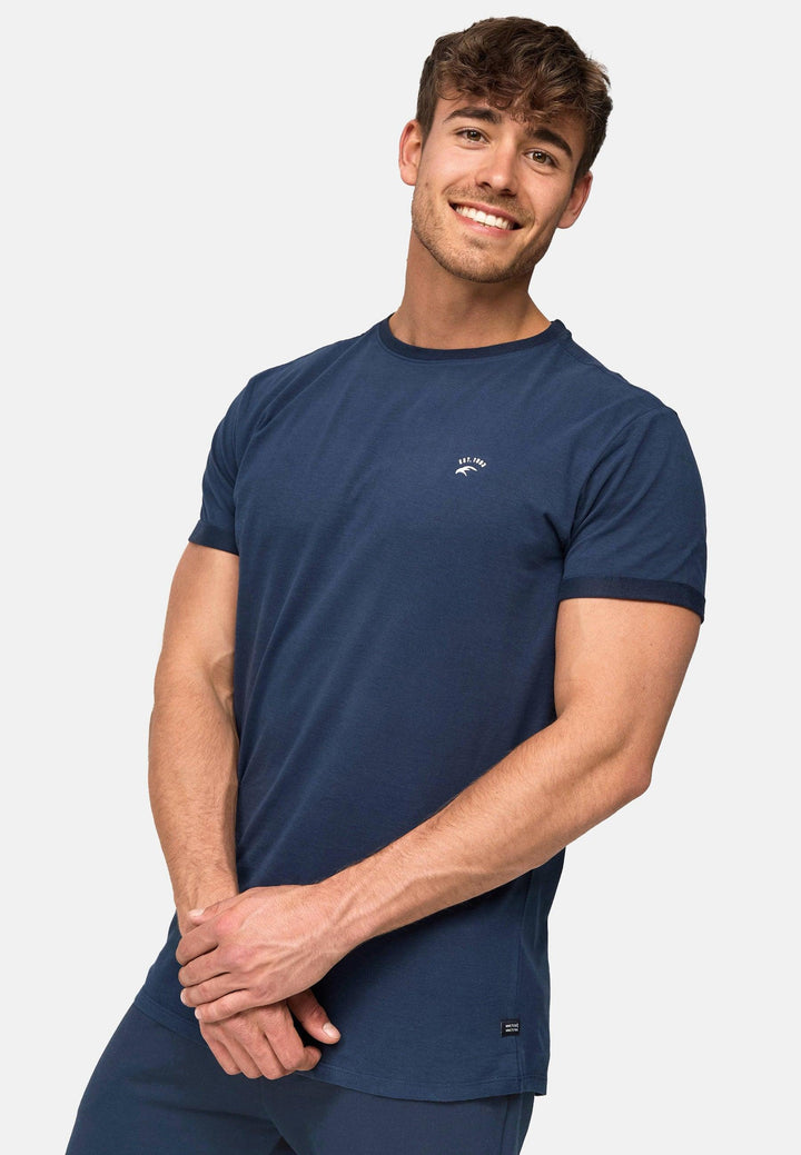 Indicode Herren Kloge T-Shirt mit Rundhals-Ausschnitt aus 100% Baumwolle - INDICODE