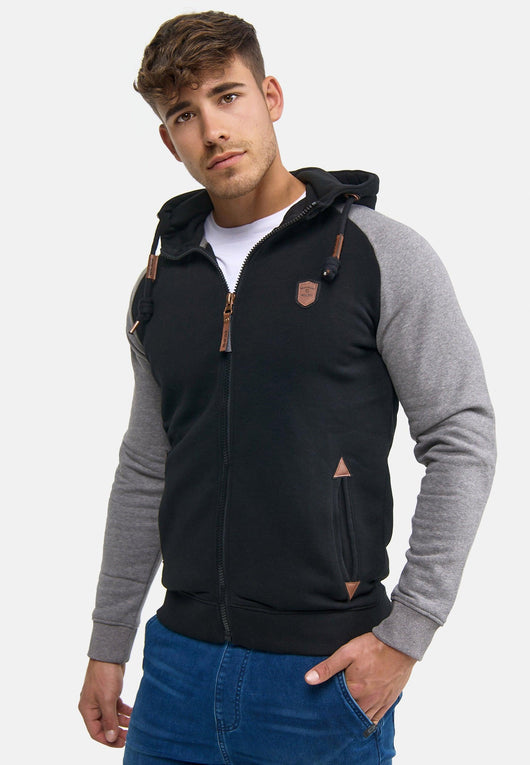 Indicode Herren Arbutus Kapuzensweatjacke