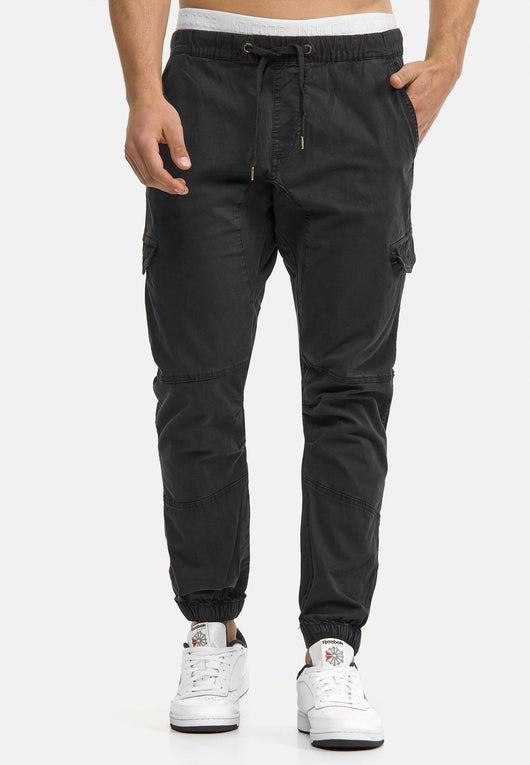 Indicode Men's Levy Cotton 6 Pocket Cargo Trousers