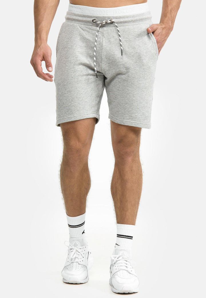 Indicode Herren Yates Sweatshorts mit Kordelzug und 3 Taschen - INDICODE