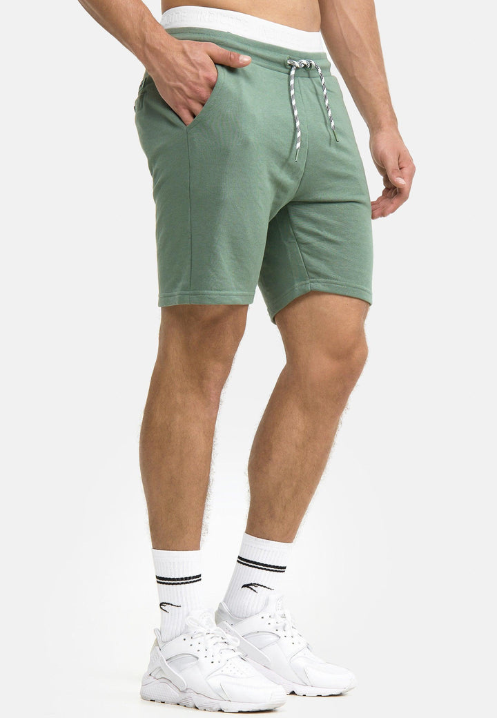 Indicode Herren Yates Sweatshorts mit Kordelzug und 3 Taschen - INDICODE