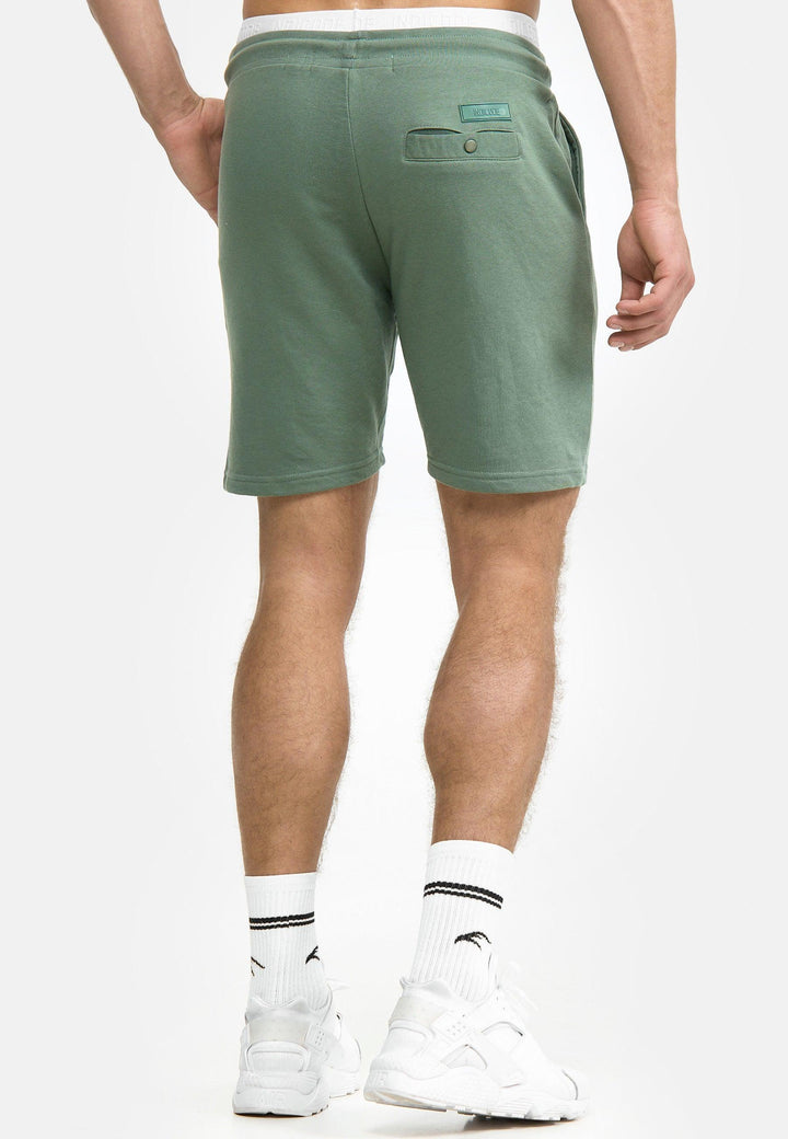 Indicode Herren Yates Sweatshorts mit Kordelzug und 3 Taschen - INDICODE
