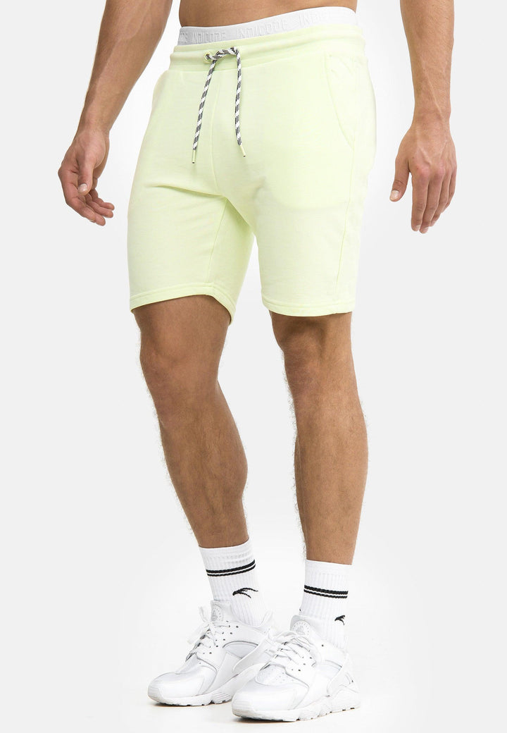 Indicode Herren Yates Sweatshorts mit Kordelzug und 3 Taschen - INDICODE