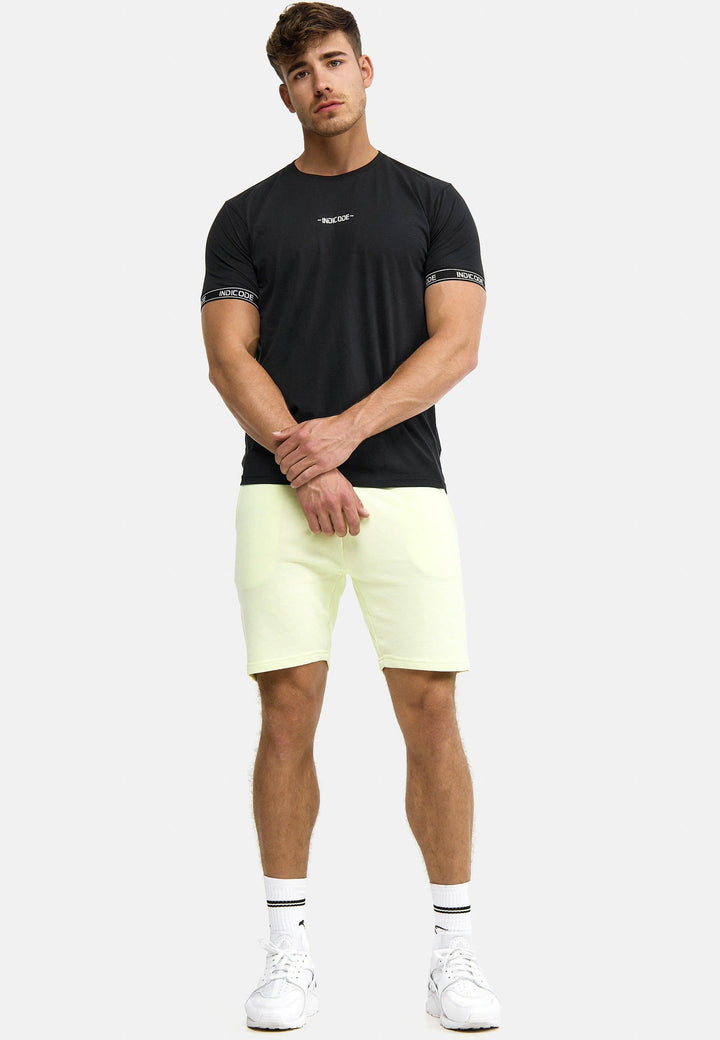 Indicode Herren Yates Sweatshorts mit Kordelzug und 3 Taschen - INDICODE