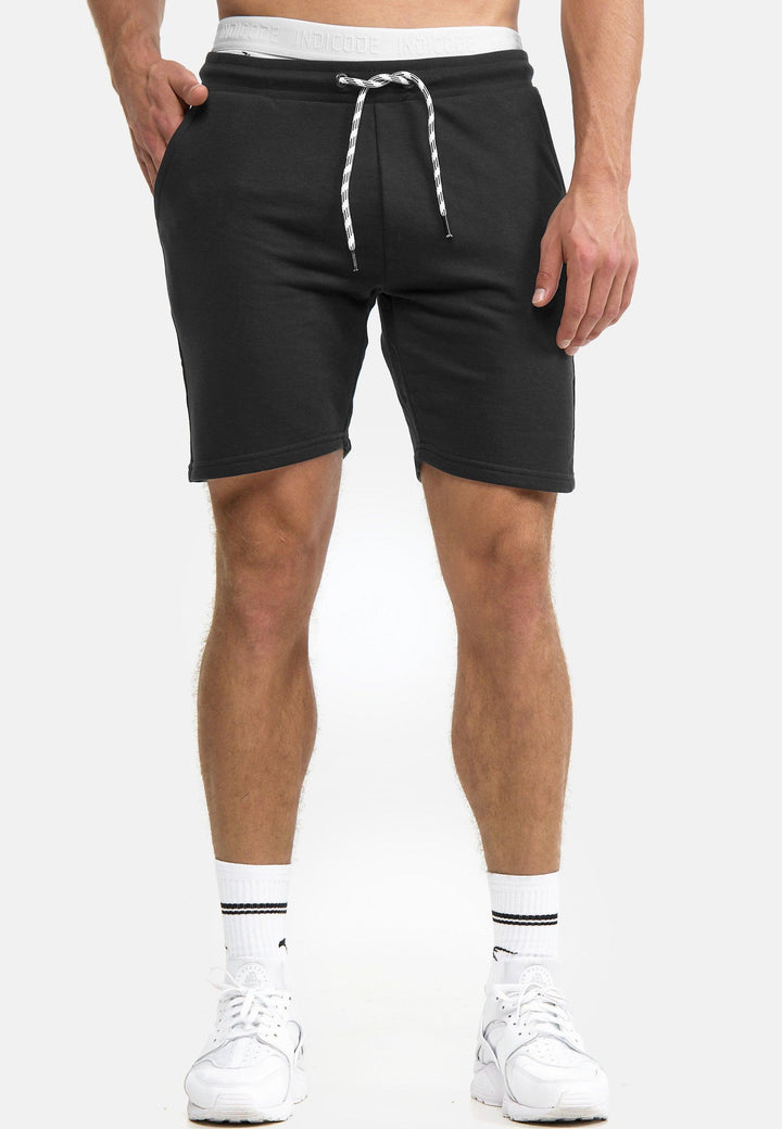 Indicode Herren Yates Sweatshorts mit Kordelzug und 3 Taschen - INDICODE
