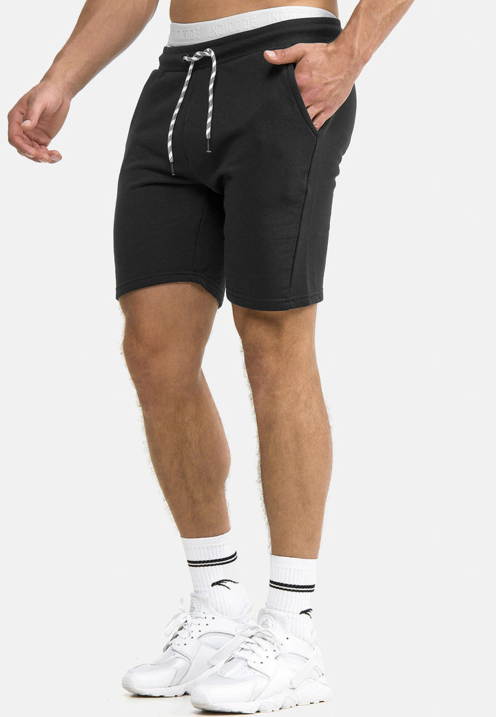 Indicode Herren Yates Sweatshorts mit Kordelzug und 3 Taschen - INDICODE