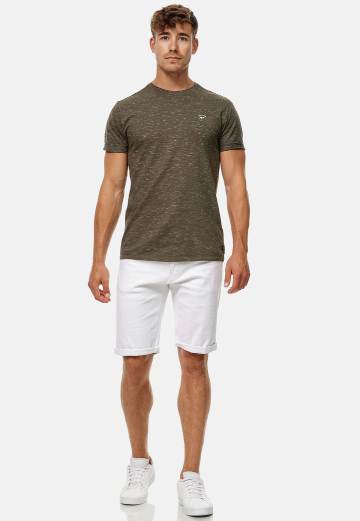Indicode Herren Kloge T-Shirt mit Rundhals-Ausschnitt aus 100% Baumwolle - INDICODE