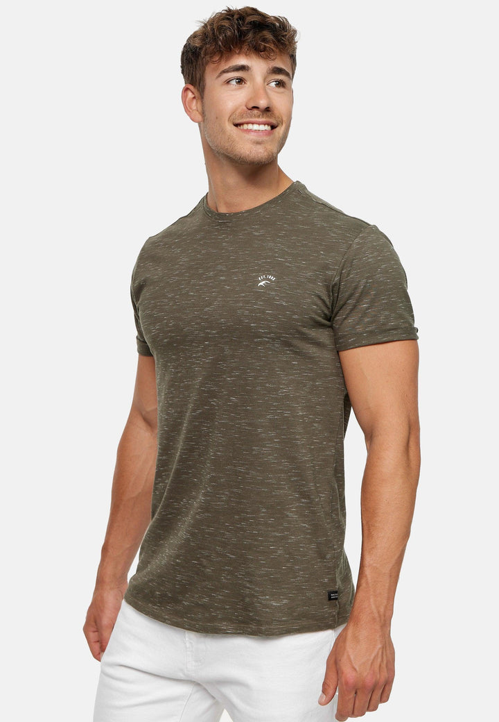 Indicode Herren Kloge T-Shirt mit Rundhals-Ausschnitt aus 100% Baumwolle - INDICODE