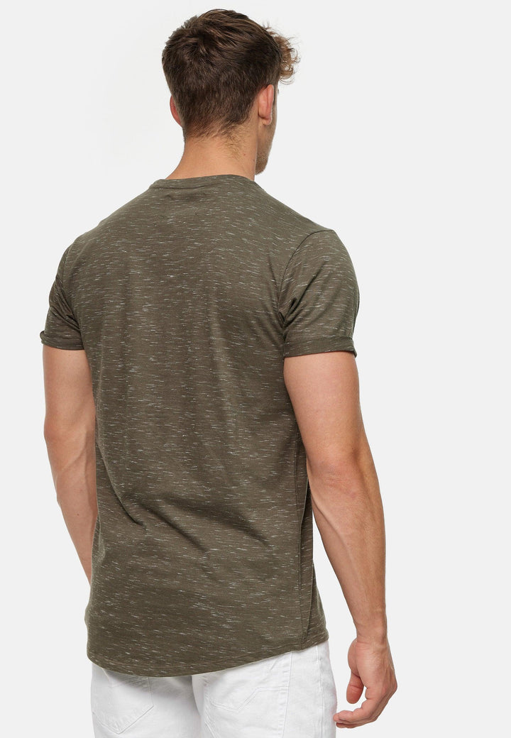 Indicode Herren Kloge T-Shirt mit Rundhals-Ausschnitt aus 100% Baumwolle - INDICODE