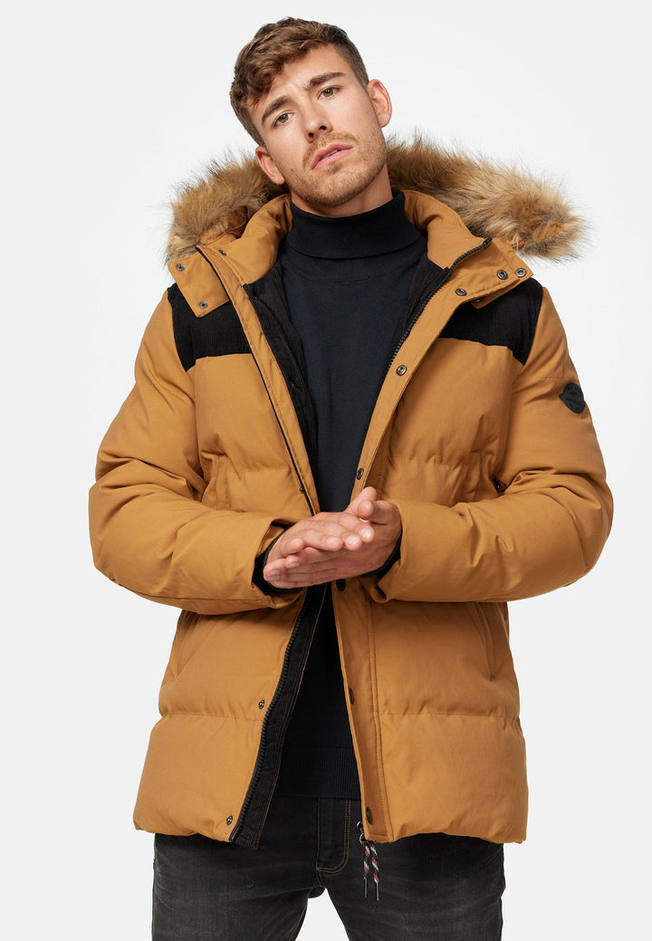 Indicode Herren Hexyl Winterparka mit Kapuze - INDICODE